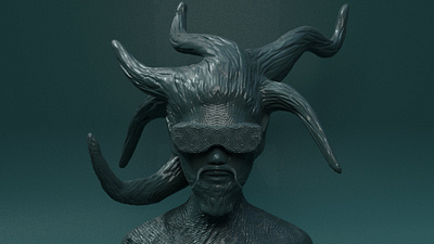 Future Punk 3d hbn illustration