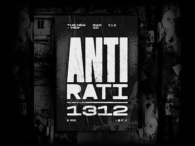 The New New Radio — #9 Edition band poster poster art poster design punk rock type typography