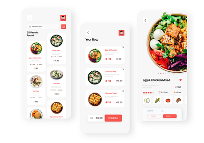 iOS App Design for Food Delivery System - Shoots app app design checkout colors colorscheme delivery design dribbble hello dribbble ios order ui uidesign uiux ux uxdesign