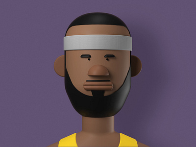 LBJ23 3d 3d character 3d character modeling illustration lbj lebron lebron james lebronjames