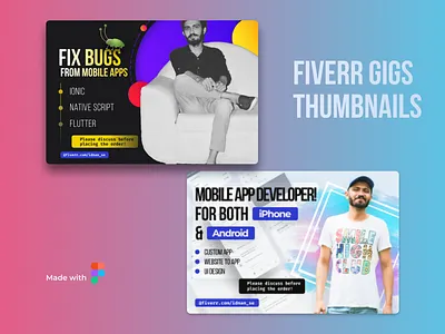 Fiverr Gigs Thumbnails UI Design Day# 007 design figma figmadesign fiverr fiverrgigs ui ui web design uidesign uiux ux uxdesign