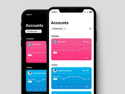 Following app beta follow following interface ios ios 14 iphone iphone x social twitter uidesign