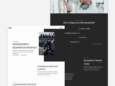 Portfolio for UX & UI Designer design designer minimal portfolio ui ux