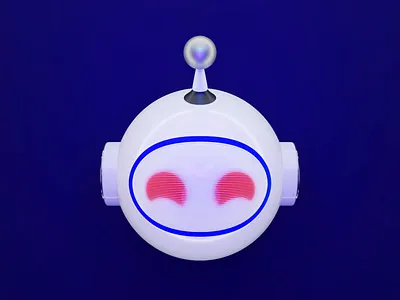 Apollo App Icon 3d apollo app design icon logo lucas haas reddit robot ui