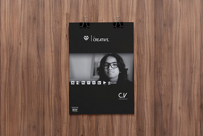 CV's Cover blackandwhite cv design mockup photoshop resume resume cv wooden