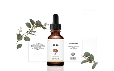 Veda branding design graphic graphic design icon logo minimal packaging design print design