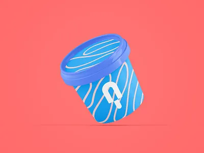 Minimal Popsicle Logo design artist design flat graphicdesign icon illustration illustrator logo logodesign vector