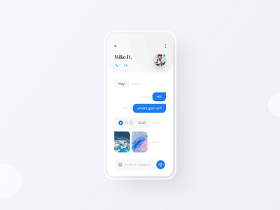 Day 05 | Message UI 10ddc adobexd app chat app clean ui design illustration ios app messages minimalist mobile app mobile ui modern trendy ui uidesign uiux uiuxdesign ux uxdesign