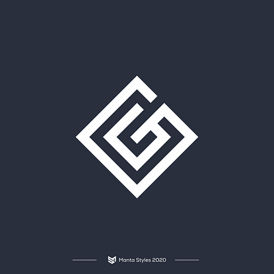 gg app branding design flat icon logo minimal ui ux vector web