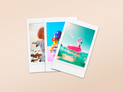 Polaroid Snapshot Picture Mockup Templates branding clipart design download frame fujifilm image isolated mockup photo photoshop polaroid psd snapshot template veila