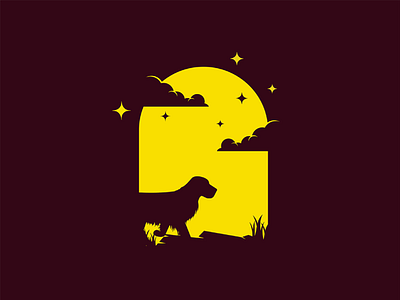 Dog 2d anima animals character dribbble dribbble best shot flat illustration illustrator l animal ar mongolia night t animal illustration