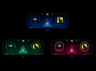 Car dashboard design（HMI） art auto auto animate automotive autonomous battery car cars cluster dashboard design driving new energy vehicle new energy vehicle ui