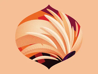 Detail from 'Merry-Go-Round' amusement park carousel girl horse illustration marianna orsho mariannaorsho theme park vector illustration vectorart