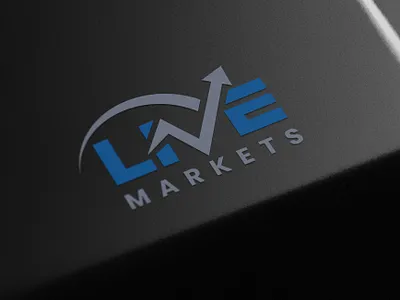 Live market Logo adobe illustrator branding graphic deisgn logo logo design market marketing marketing agency
