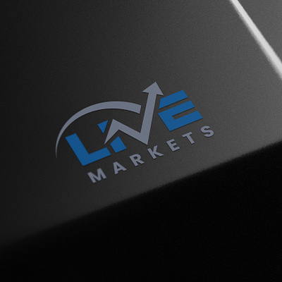 Live market Logo adobe illustrator branding graphic deisgn logo logo design market marketing marketing agency