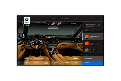 BMW Redesign branding design illustrator minimal ui ux vector web website