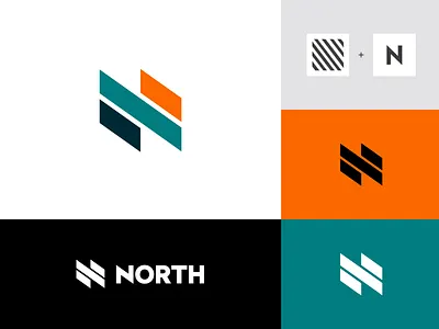 N monogram abstract bold brand branding concept digital dynamic equity identity initial letter lines logo mark monogram movement n subtle symbol technology