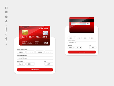 Credit Card UX Interaction addict graphics addictgraphics branding design graphicdesign interaction typography ui ui interaction uiux user experience user interface ux ux design ux interaction