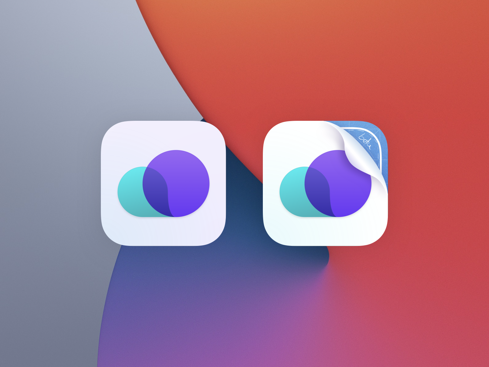 Example of WeatherKit App Icon (iOS 14 & Big Sur)