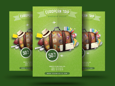 Travel Flyer ads advert advertising business discount european european trip holiday marketing offers print psd summer summer holiday summer travel template travel travel flyer trip vacation