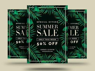 Summer Sale Flyer big sale black friday deal deals discount flyer holiday offer offers online store promo promo flyer promotion psd sale sale flyer shop shop flyer shopping special offers