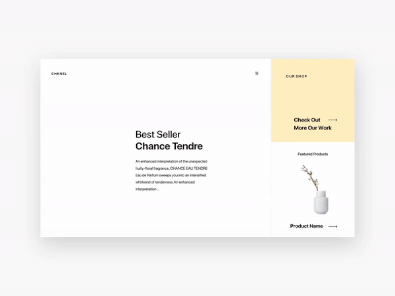 Animated Home Website UI Design adobe xd after effects aftereffects animated app design dribbble figma figma design homepage store ui uidesign uiux ux ux ui uxdesign web design webdesign website