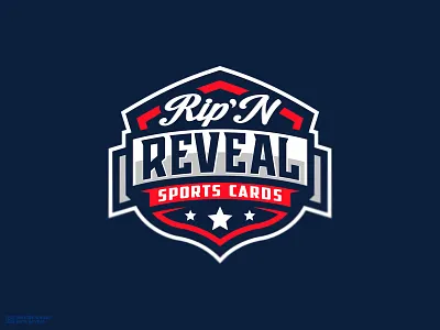 Rip'N Reveal baseball dmitry krino football mascot logo nfl sport sport cards sports branding sports design sports logo