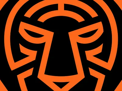 Tiger Logo Close-up brand design illustration logo logo design maney imagination monoline tiger tiger logo vector