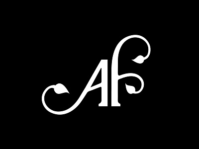 AF Monogram - Allways Fresh af branches branding custom lettering farm fresh freshness fruit growing leaf leave lettering logo monogram nature organic pure typography vegetables vegetation