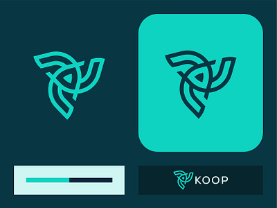 Koop Logo Design brand guide brand identity brand logo branding conceptual logo creative designlife digitaldesign flat design graphic icon illustration logo designer logo inspiration logo trends 2020 meaningful logo minimal logo sketch typography vector