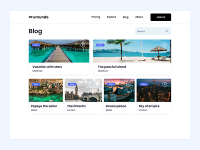 Blog - umundo concept blog ui ui design uiux ux