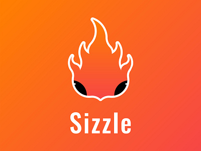 Sizzle DLC 10 branding corto bert daily design dailylogo dailylogochallenge dailylogodesign design fire flame flame logo happinessdesigns logo logo design logodesign logos logotype orange red vector