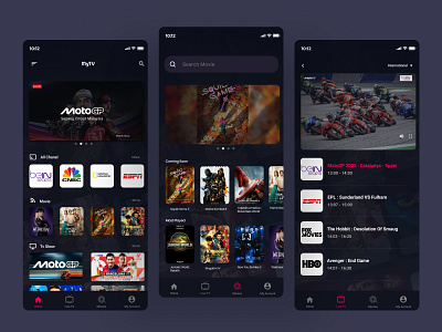 MyTV - Online Tv & Movie Streaming App branding creative app design inspiration graphic design illustration ui uidesign ux webdesign