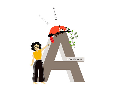 Affectionate illustration 36days art design designlove illustration illustrationdiaries illustrator typography ui