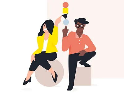 Syllabs — Visual Universe brand illustration characters collaboration illustration team