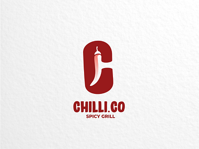 Chilli.co brand branding design foodanddrink grill logo logodesigner logodesigns restaurant spicy vector