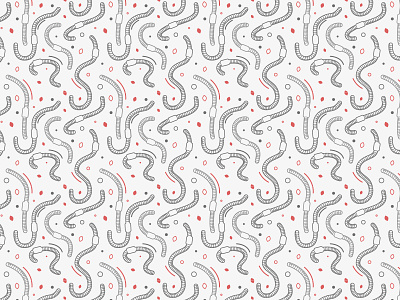 Worms pattern duotone illustration pattern worms