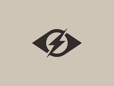 Strike the eye brand brand identity brand identity design branding exploration eye eye catching icon identity lightning bolt lightning logo logo monogram spark strikethrough symbol vector