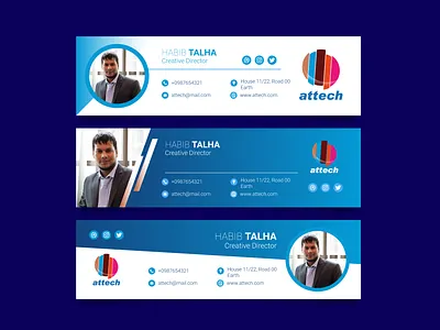 E mail Signature Design branding brochure design business card design design facebook ads design flyer design graphic design illustration minimal web