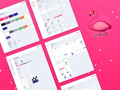 Flamingo - Heetch Design System atomic bathrobe design desktop flamingo heetch mobile molecular pattern responsive system template ui web