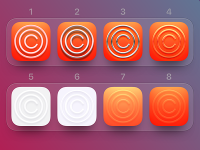 Which one?) app clarity icon icons ios ios app mac neomorphism skeuomorphism