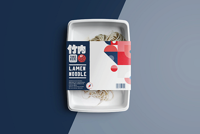 Noodle package delivery packaging ramen