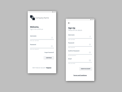 Minimalist Login Page Design create account login login design login form login page login screen material material design material ui minimalistic