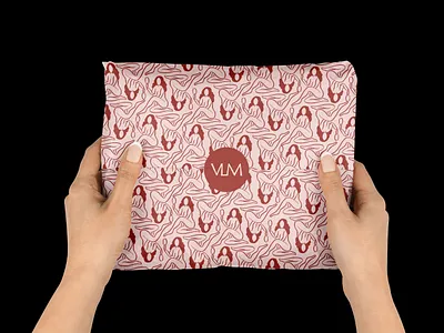Viva La Manika - Packaging Wrap fashion illustration no issue packaging pattern design viva la manika wrap
