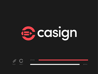 Personal Rebrand Casign abstract brand identity branding business cards company design draw grid letter c logo icon monogram pen pencil rebrand