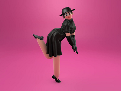 さくら (Sakura) 3d animation c4d character illustration sakura tokyogirl