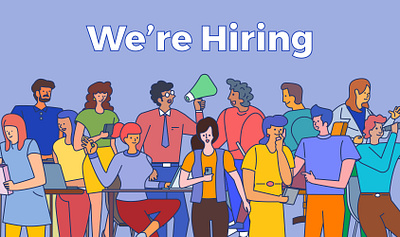 We Are Hiring illustration