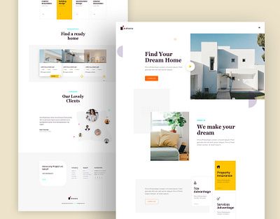 Real Estate Agency agency website best agency design branding creative website design mockup neat and clean real estate real estate agency real estate branding trend trend 2020 ui uidesign uiux web