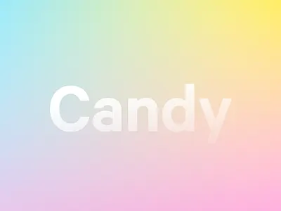 Candy 🍭 candy design gradient illustration light minimal pastel simple