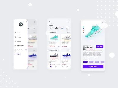 Shoes eCommerce App | Product Screen Design Concept mobile app interface